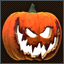 Casco táctico de calabaza tallada Jack-o'-lantern