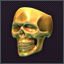Anillo Skull de oro