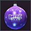 Bola de árbol de Navidad (Violeta)