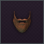 Barba roja postiza de Baddie